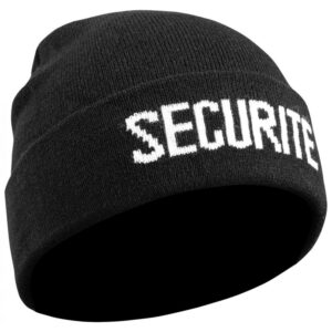 Bonnet "SÉCURITÉ" Noir