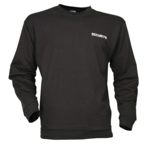 Sweat noir SECURITE