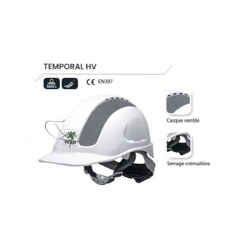 Casque de chantier TEMPORAL HV