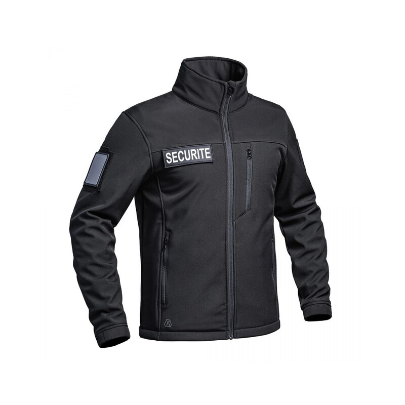 Veste Sofshell noire SECU-ONE