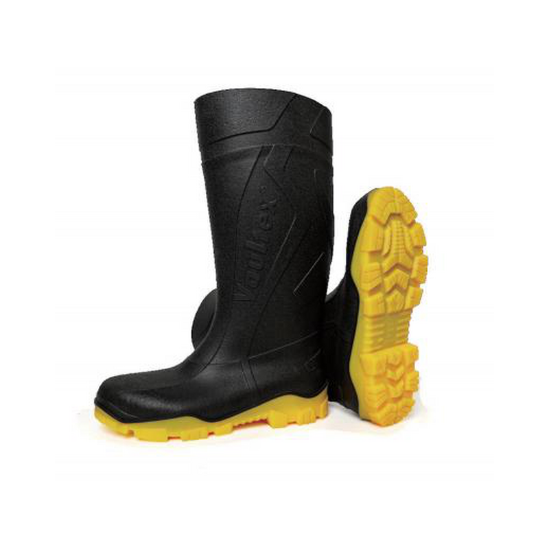 Bottes Sécurité Noires Semelle Jaune