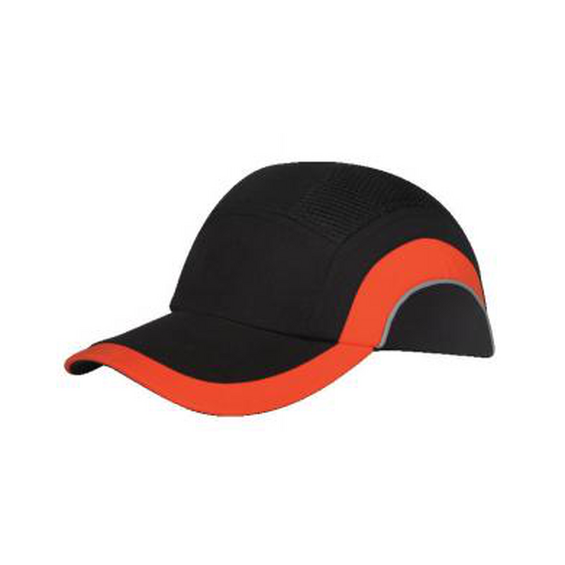 Casquette Sécurité Noire/Orange
