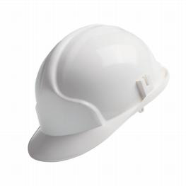 Casque de chantier blanc standard