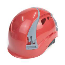 Casque rouge alpinisme