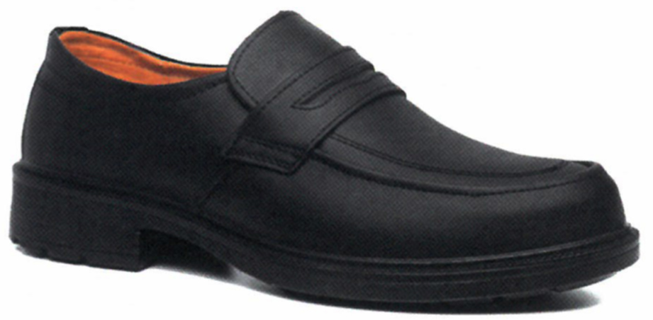 Chaussure sécurité style mocassin noir