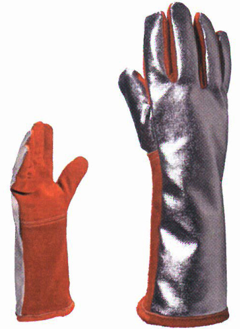 Gants aluminisés haute température