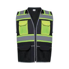 Gilet haute visibilité multiples poches