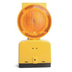 Lampe chantier conique jaune