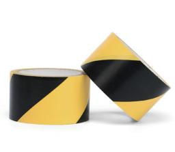 Rouleaux ruban adhésif jaune/noir danger
